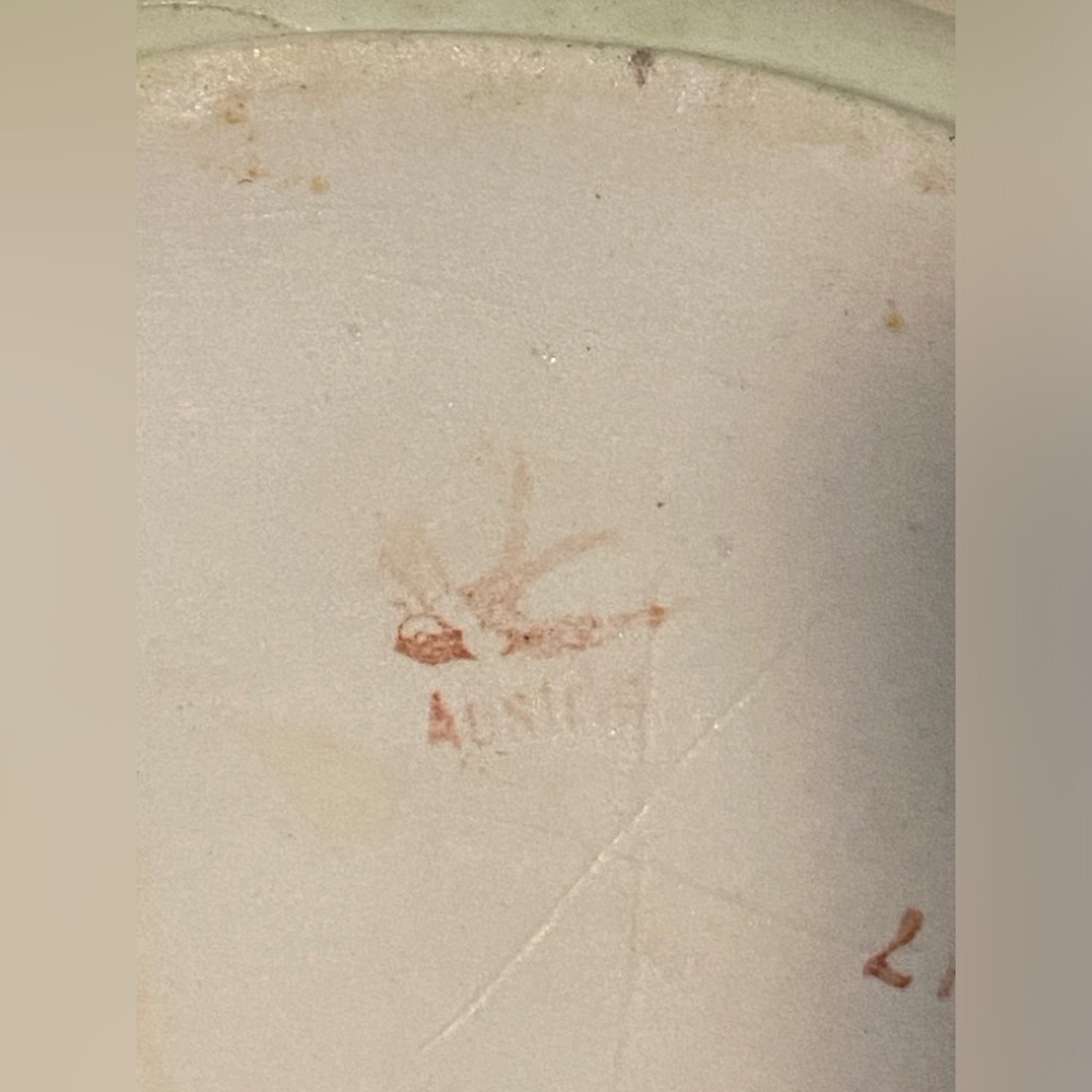 Antique Porcelain Hair receiver - Picture 3 of 14